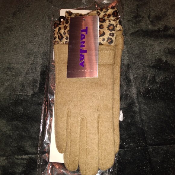 NWT TanJay Alia Wool Gloves (L/XL) - Picture 2 of 2